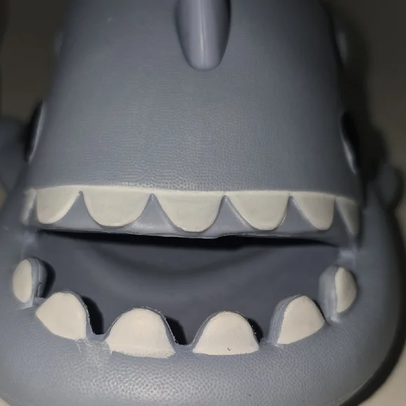 Kids Shark Design Shoes - Gray - Picture 9 of 15